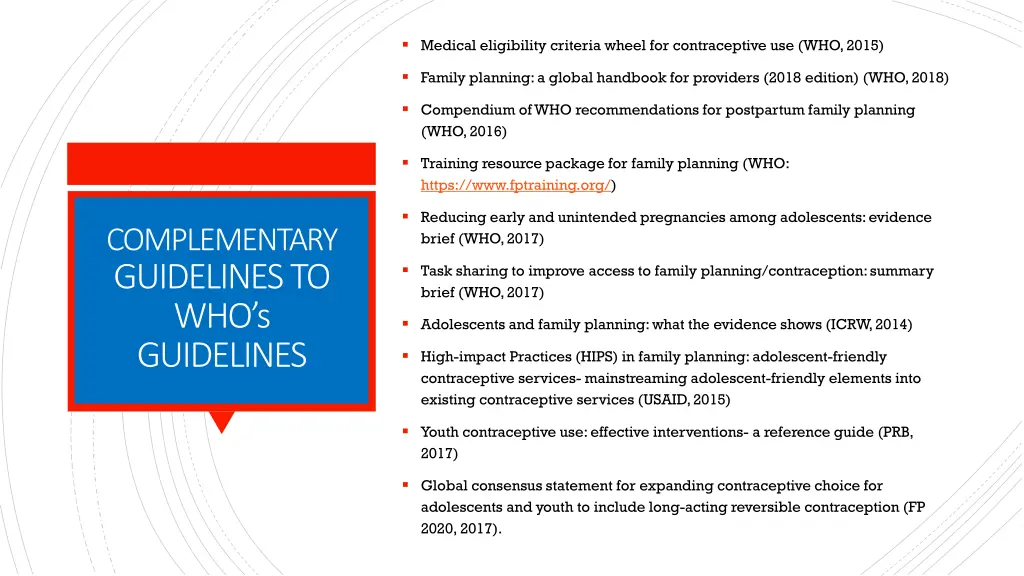 medical eligibility criteria wheel