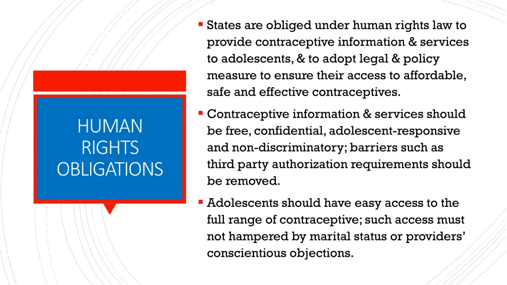 states are obliged under human rights