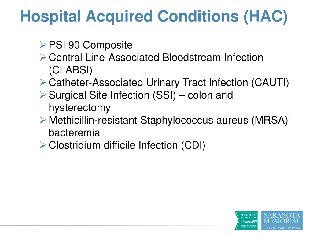 hospital acquired conditions hac 1