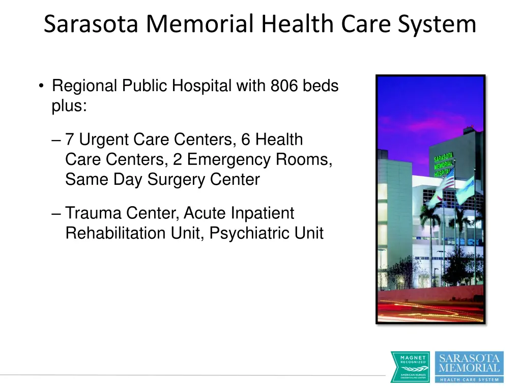 sarasota memorial health care system