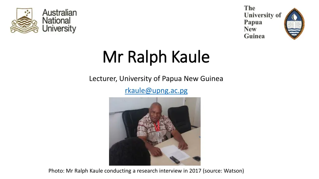 mr ralph kaule mr ralph kaule