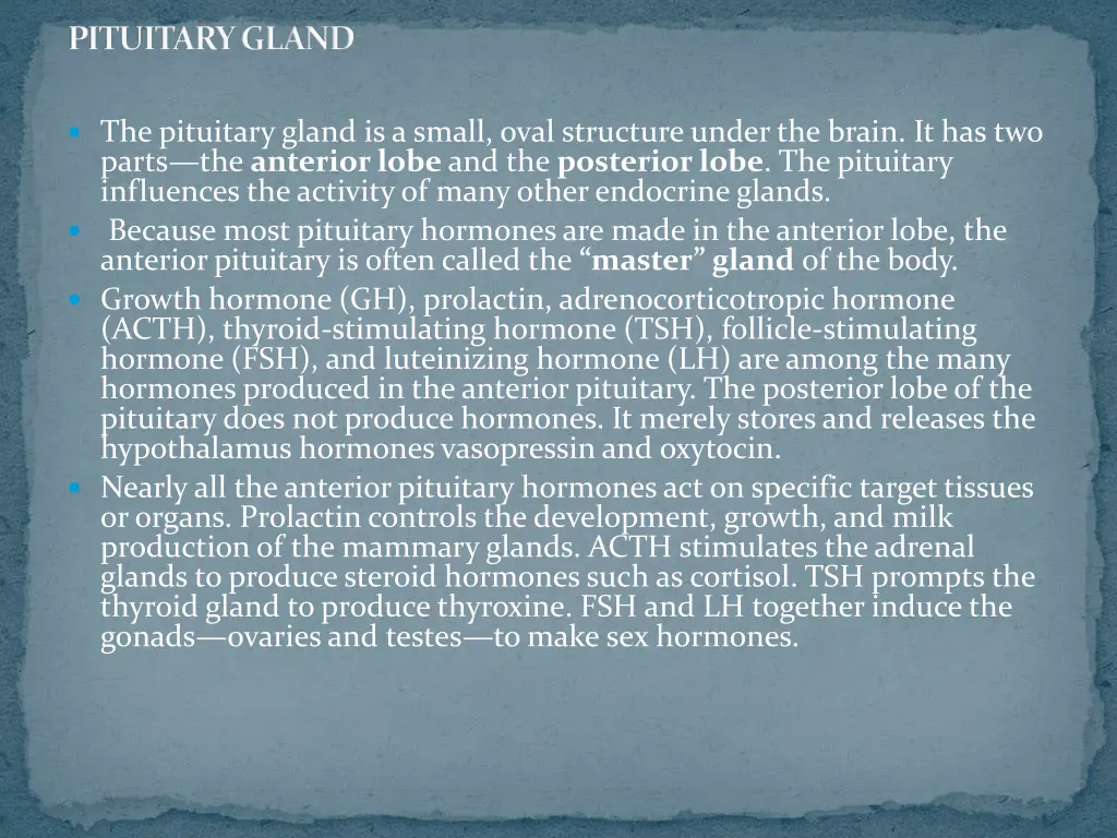 pituitary gland