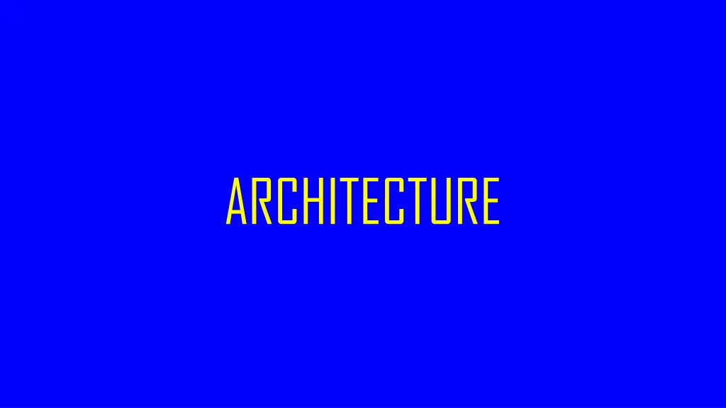 architecture