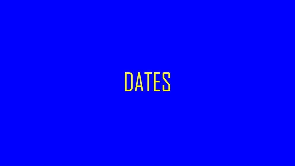 dates