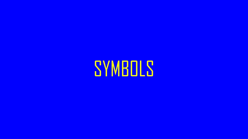 symbols