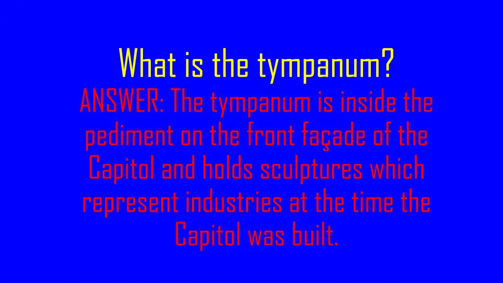 what is the tympanum answer the tympanum