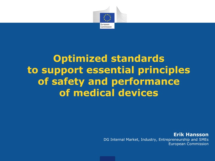 optimized standards to support essential