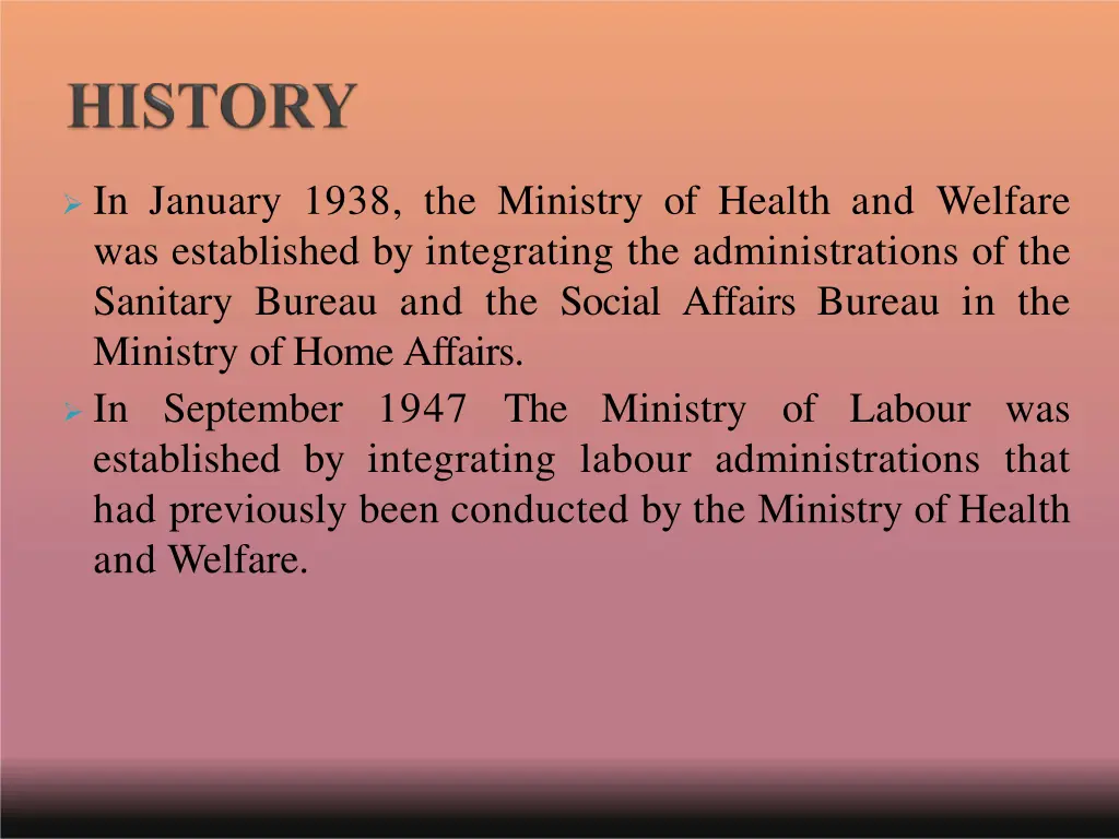 in january 1938 the ministry of health