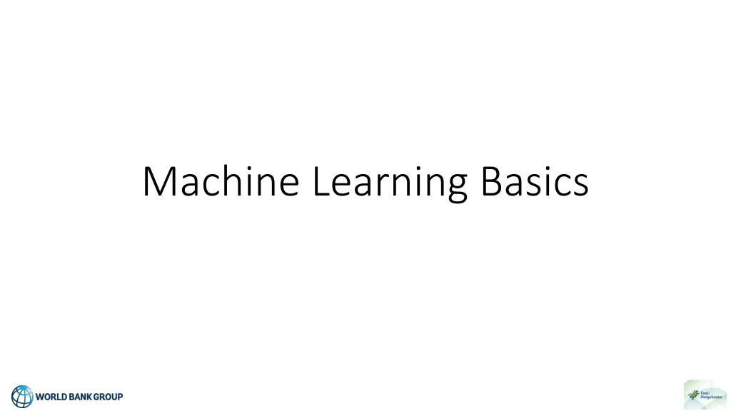 machine learning basics