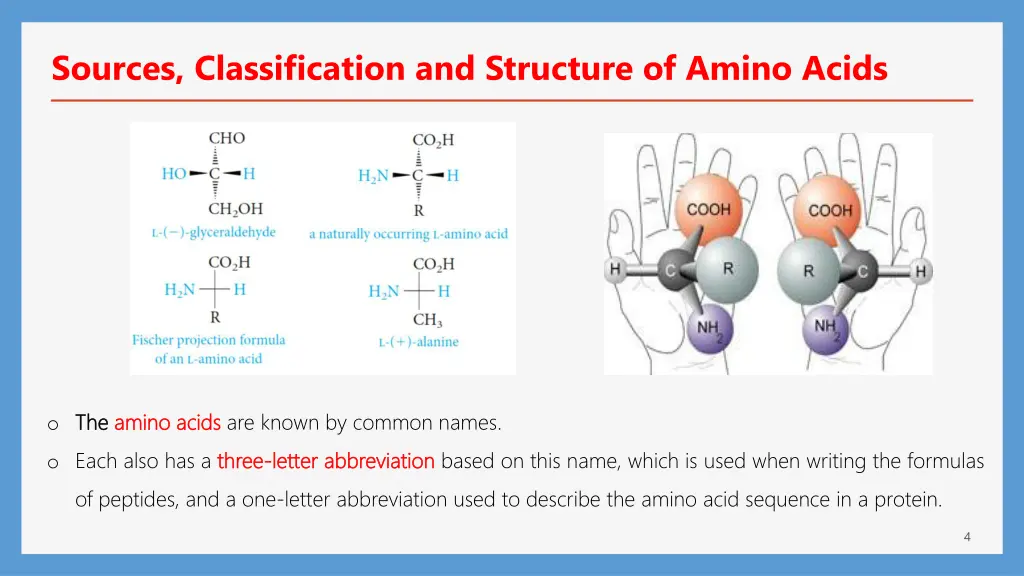 sources classification and structure of amino 2