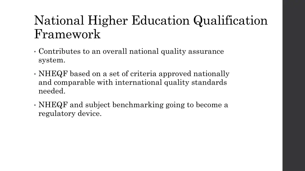 national higher education qualification framework 2