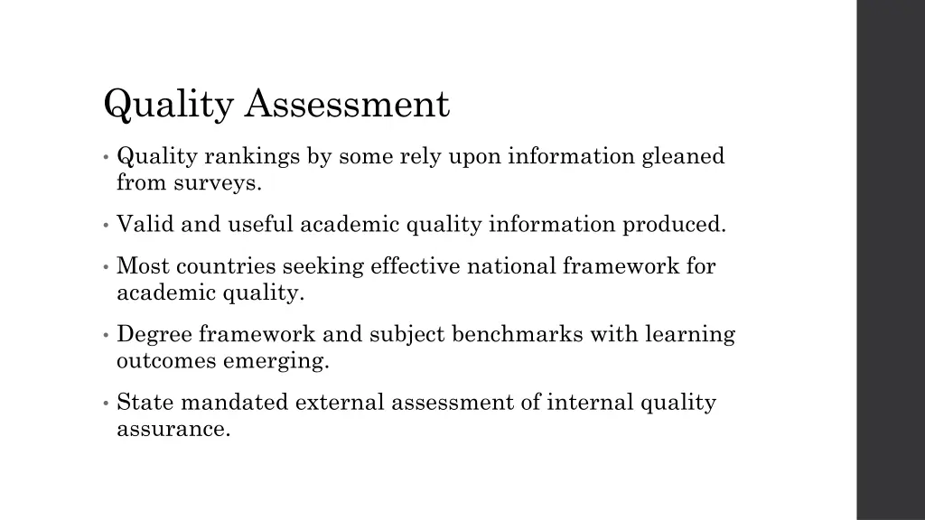 quality assessment 1