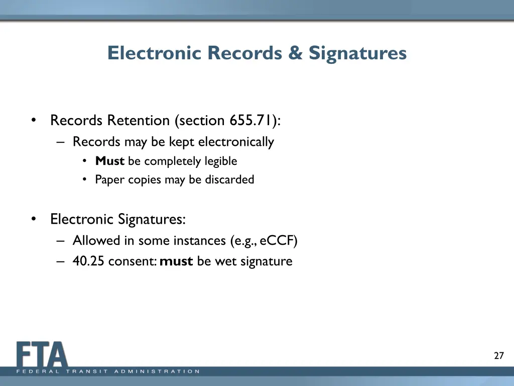 electronic records signatures