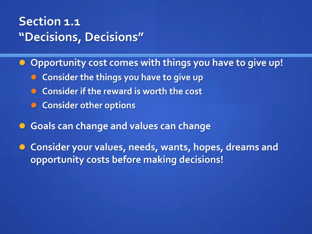 section 1 1 decisions decisions 4