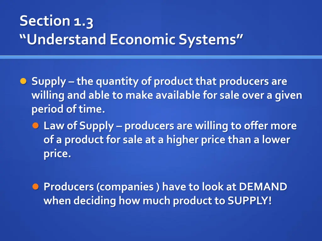 section 1 3 understand economic systems 4