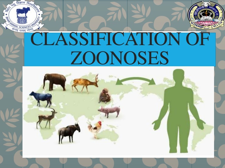 classification of zoonoses