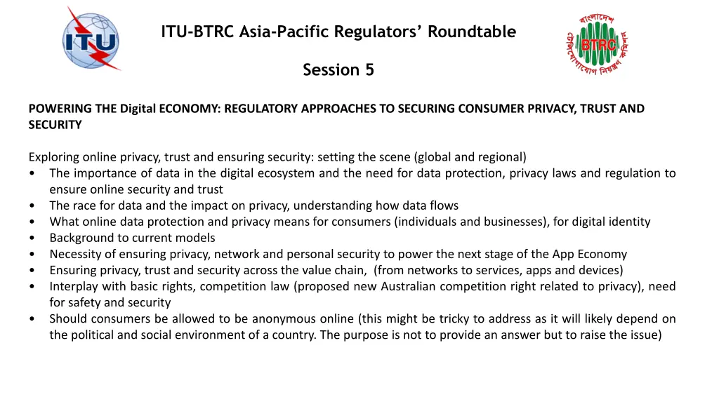 itu btrc asia pacific regulators roundtable 1