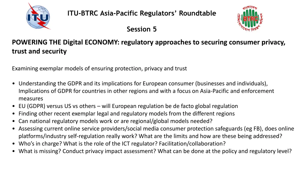 itu btrc asia pacific regulators roundtable 3