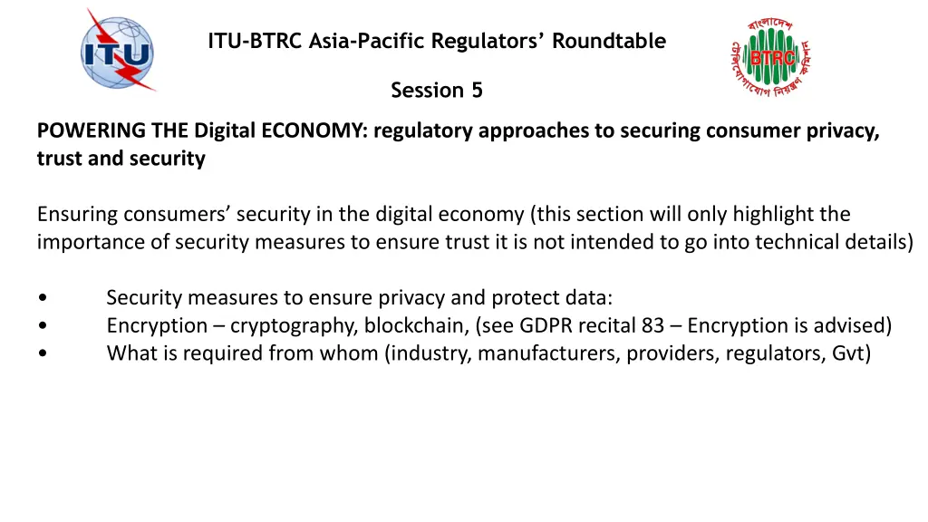 itu btrc asia pacific regulators roundtable 4