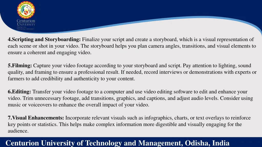 4 scripting and storyboarding finalize your