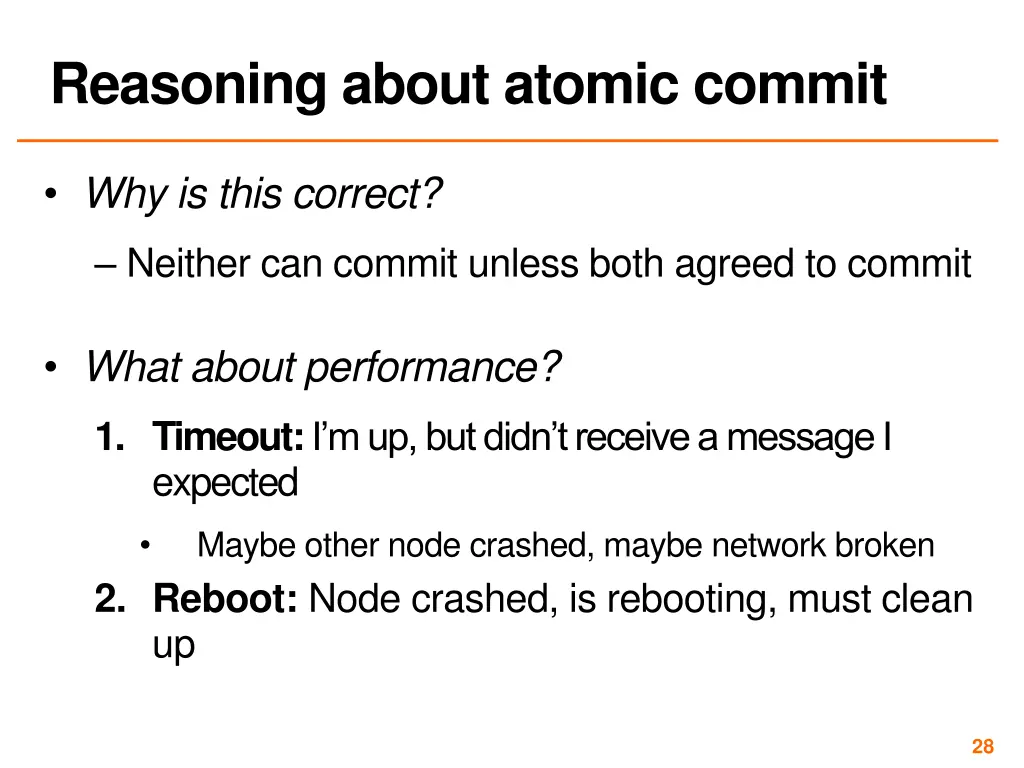 reasoning about atomic commit