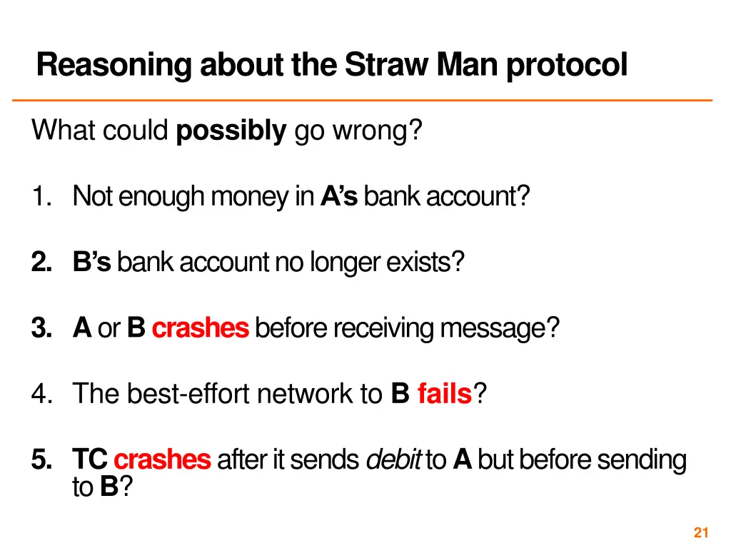 reasoning about the straw man protocol