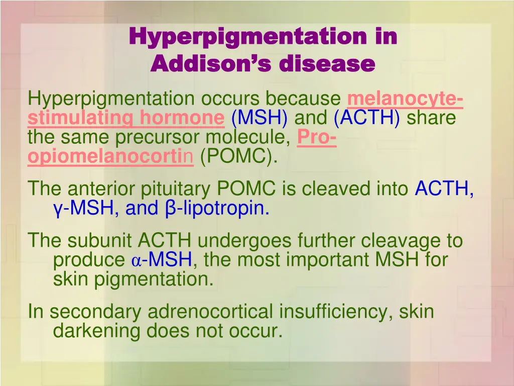 hyperpigmentation hyperpigmentation in addison