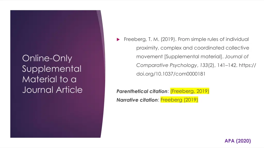 freeberg t m 2019 from simple rules of individual