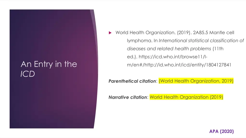 world health organization 2019 2a85 5 mantle cell