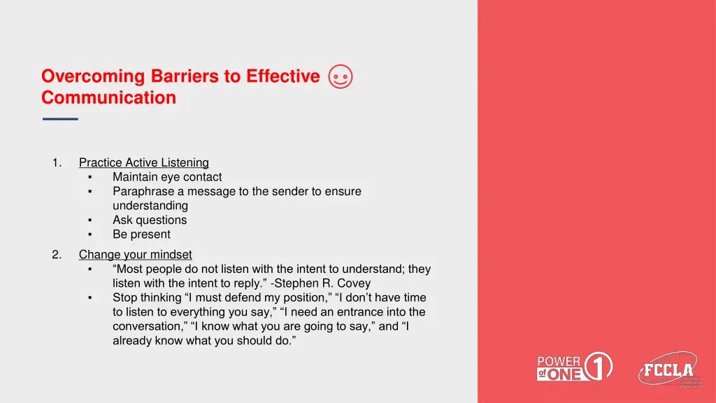 overcoming barriers to effective communication 1