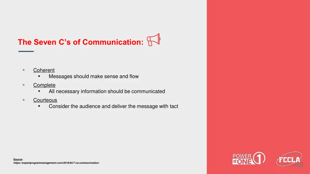 the seven c s of communication 1