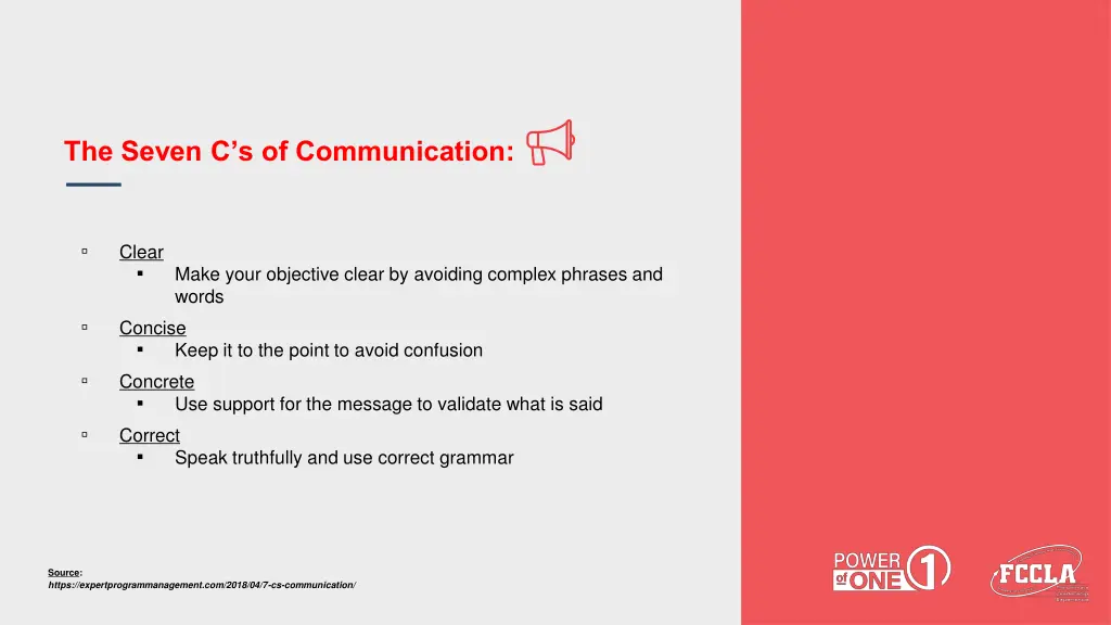 the seven c s of communication