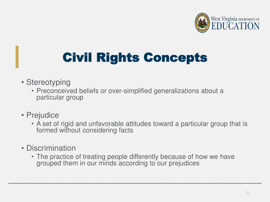 civil rights concepts civil rights concepts