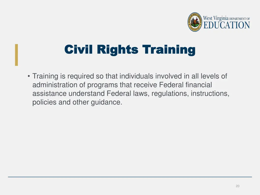 civil rights training civil rights training