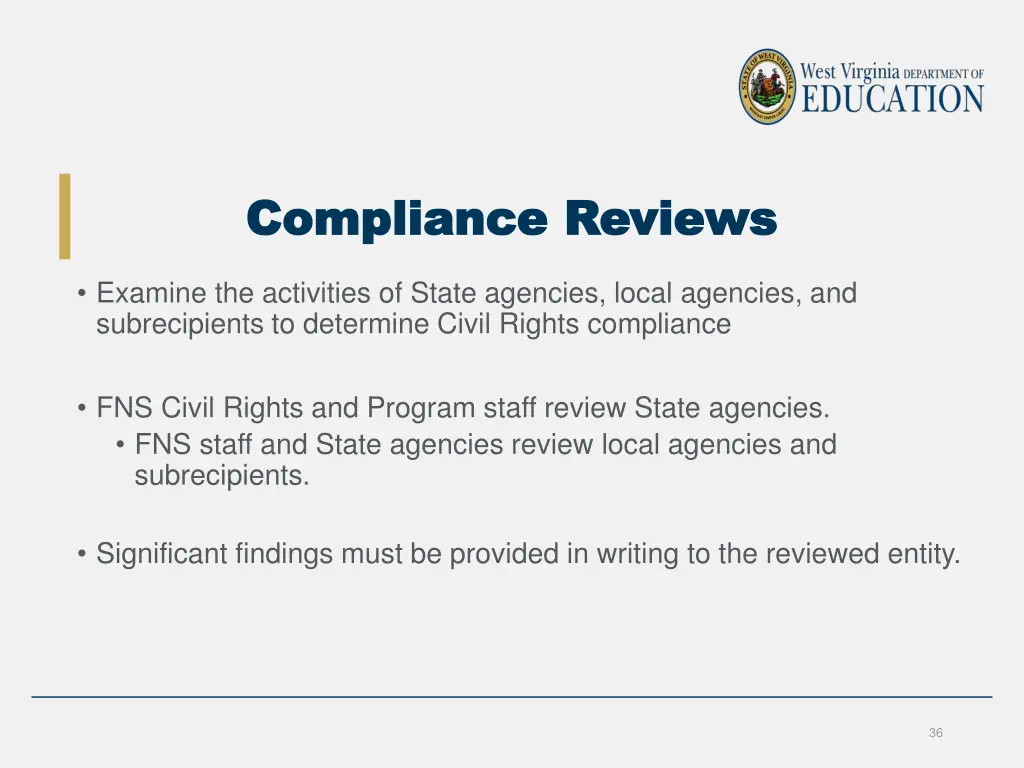 compliance reviews compliance reviews