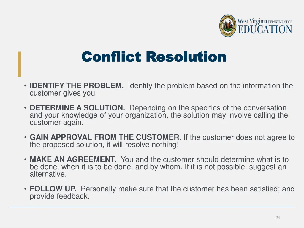 conflict resolution conflict resolution