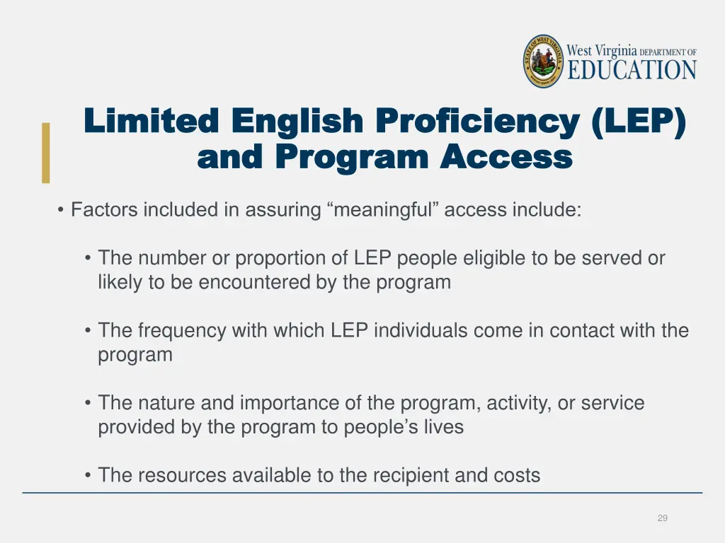 limited english proficiency lep limited english 1