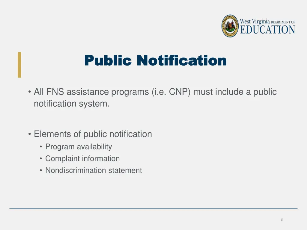 public notification public notification