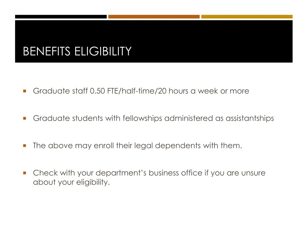 benefits eligibility