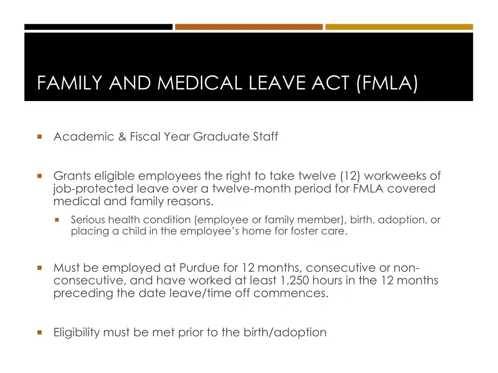 family and medical leave act fmla