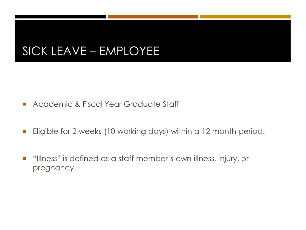 sick leave employee