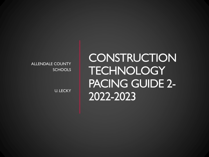 construction technology pacing guide 2 2022 2023