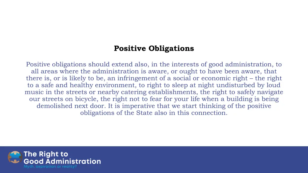 positive obligations