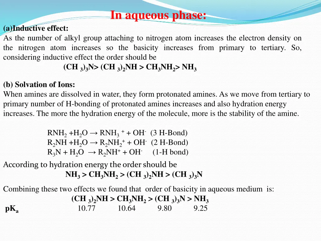 in aqueous phase