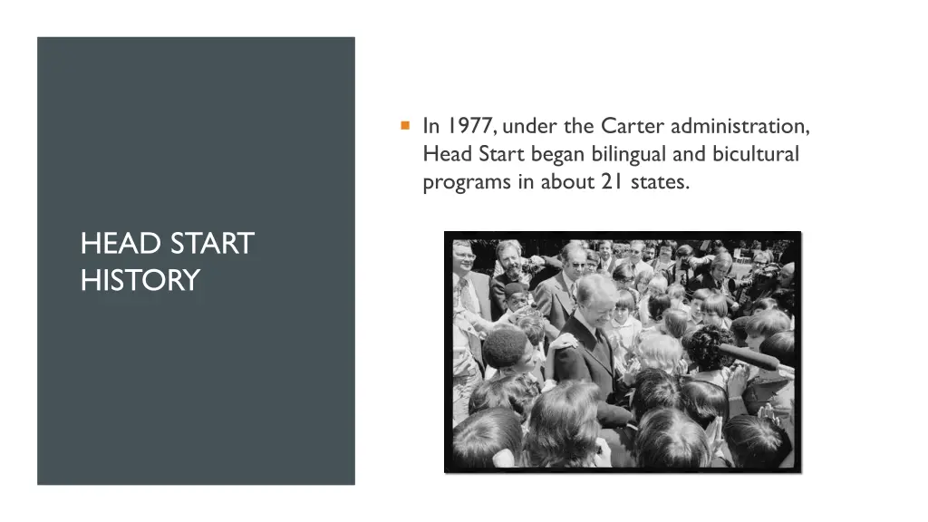 in 1977 under the carter administration head