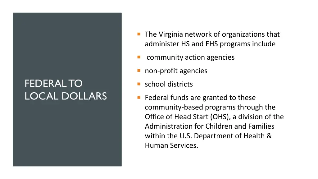 the virginia network of organizations that