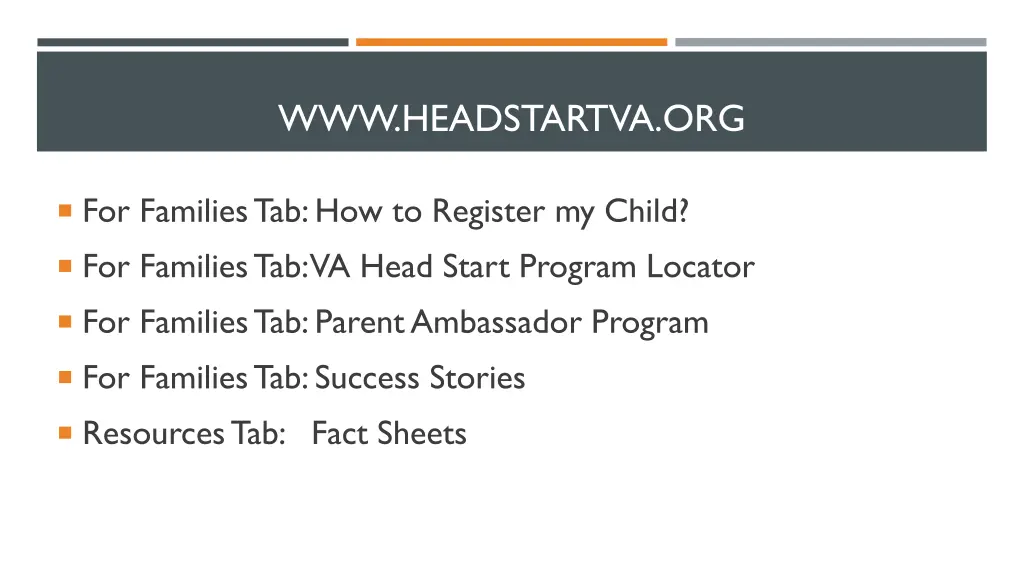 www headstartva org