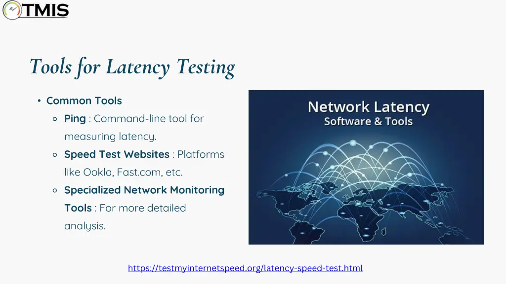 tools for latency testing