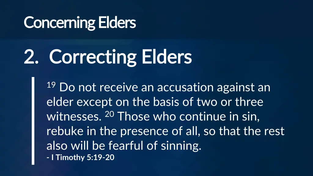 concerning elders concerning elders 1