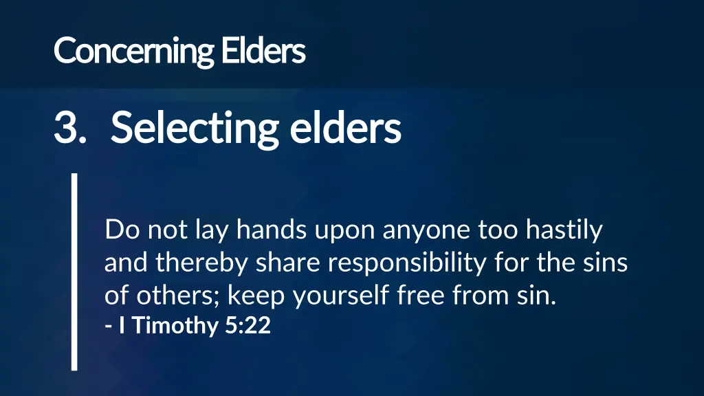 concerning elders concerning elders 2